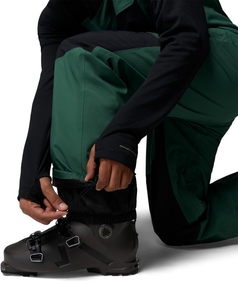 Winter District BIbs, Reg - Mens - rain forest / black 1