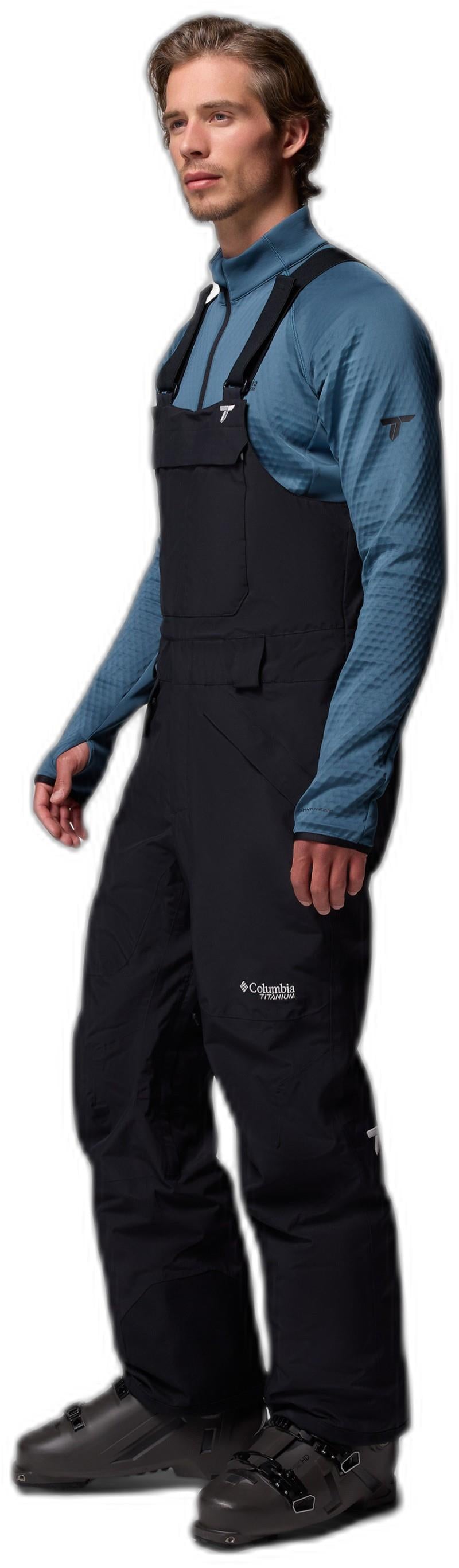 Winter District BIbs, Short - Mens - black 1