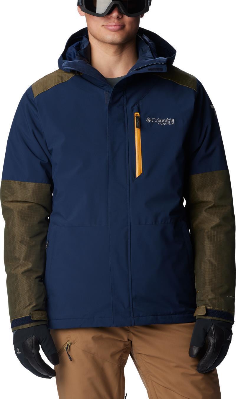 Winter District Interchange Jacket - Mens - Collegiate Navy / Raw Honey 1