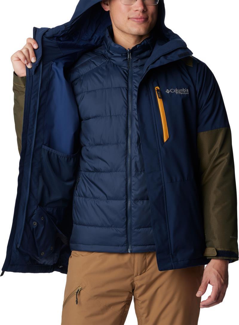 Winter District Interchange Jacket - Mens - Collegiate Navy / Raw Honey 6