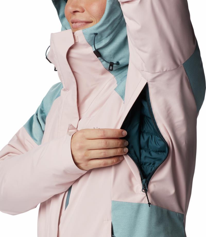 Winter District Interchange Jacket - Womens - Dusty Pink / Night Wave 6