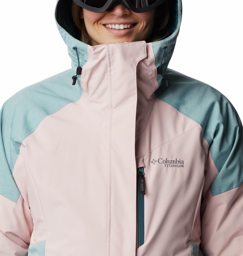 Winter District Interchange Jacket - Womens - Dusty Pink / Night Wave 7