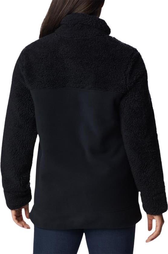 Winter Pass Sherpa Long Full Zip - Womens - Black 2