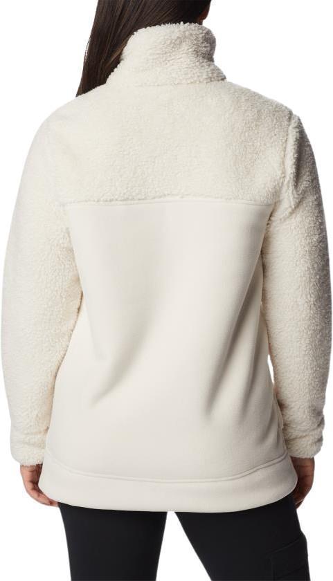 Winter Pass Sherpa Long Full Zip - Womens - Chalk 2