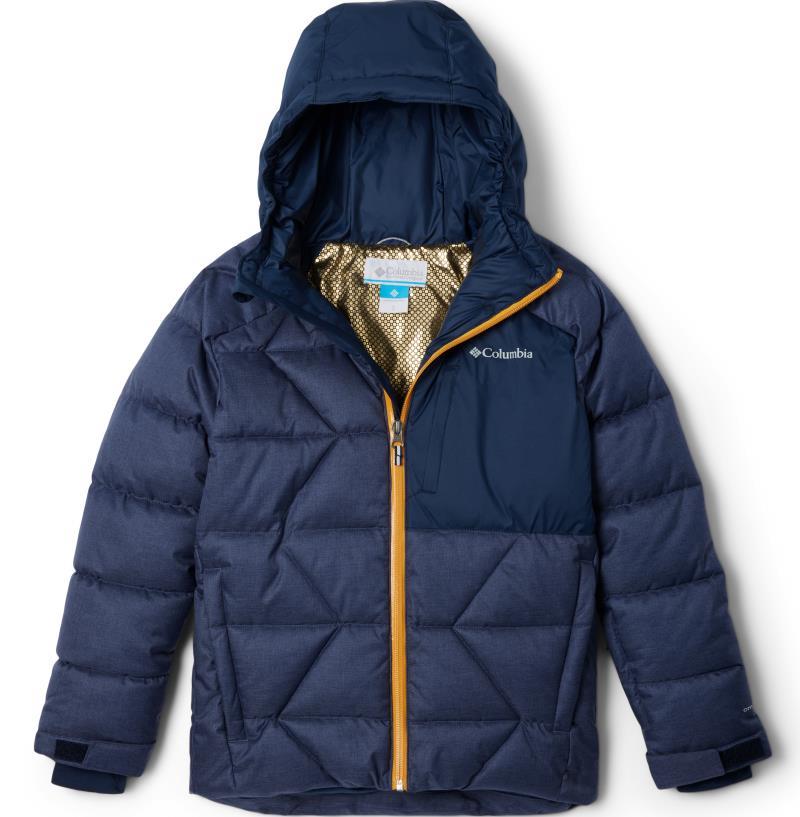 Winter Powder II Quilted Jacket - Youth Boys - Collegiate Navy Heather / Collegiate Navy 1