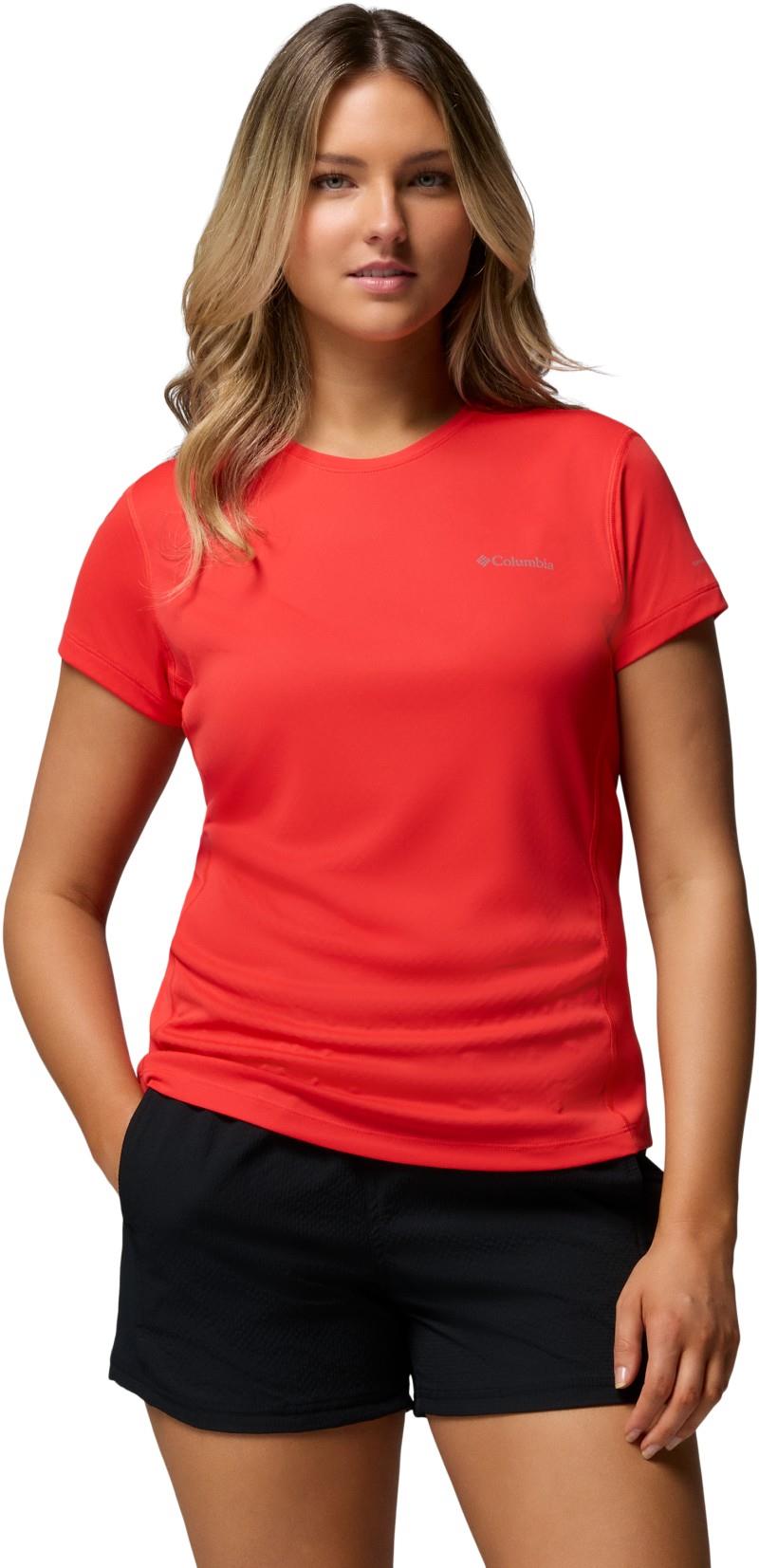 Zero Rules Light SS Crew - Womens - poppy red 1