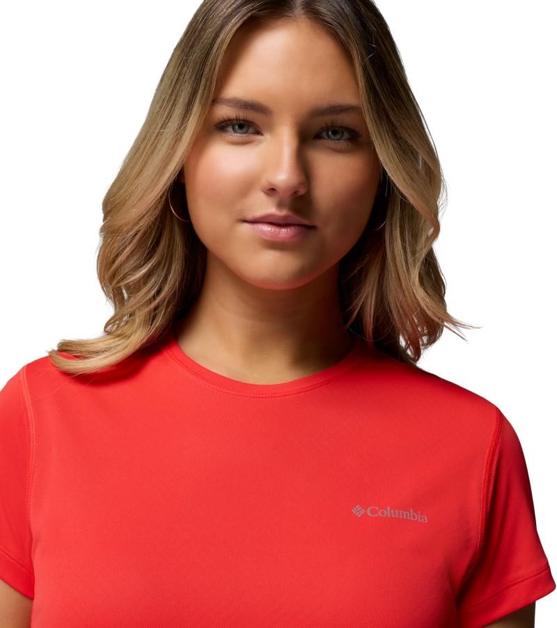 Zero Rules Light SS Crew - Womens - poppy red 1