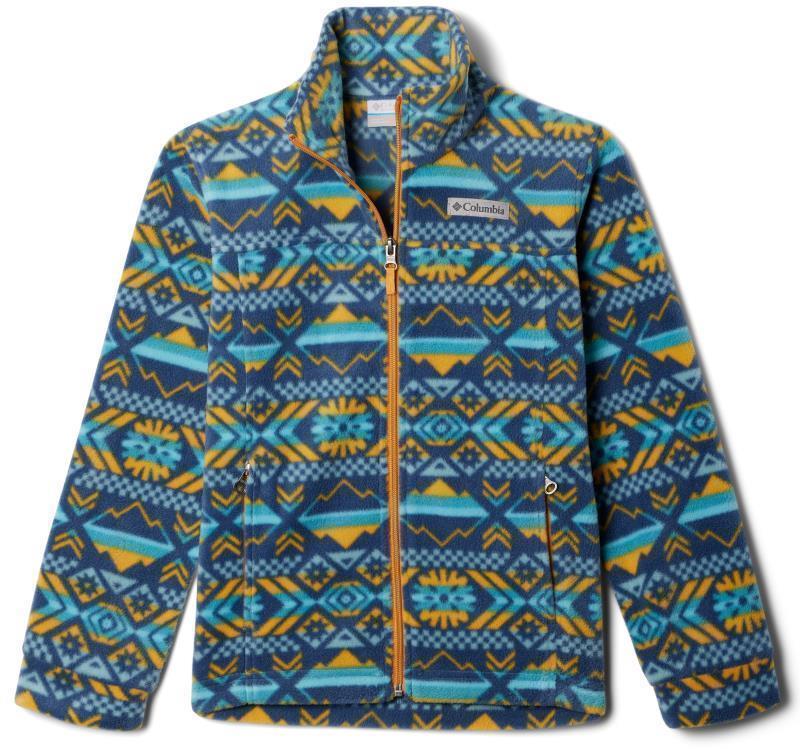 Zing III Fleece - Youth Boys - Dark Mountain Checkered Peaks 1