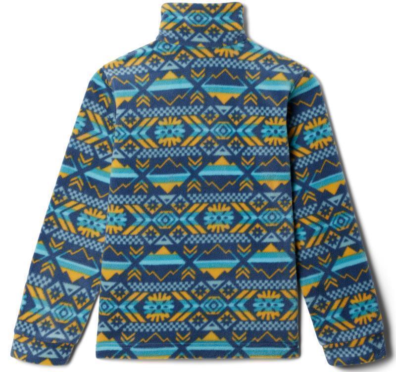 Zing III Fleece - Youth Boys - Dark Mountain Checkered Peaks 2