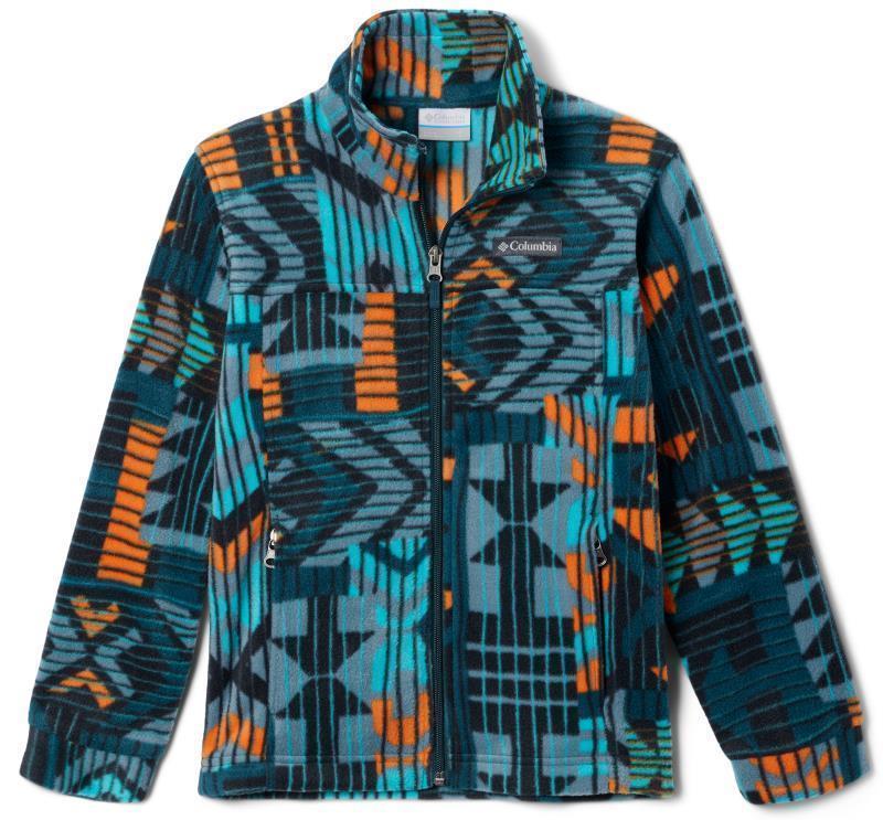 Zing III Fleece - Youth Boys - Night Wave Pathways 1
