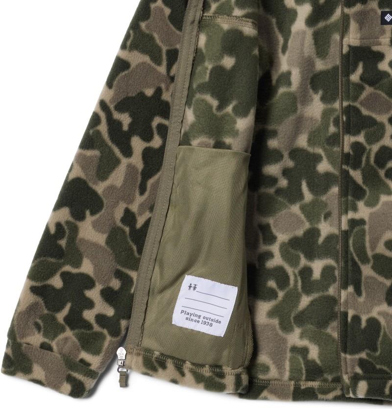 Zing III Fleece - Youth Boys - creek puzzle camo 1