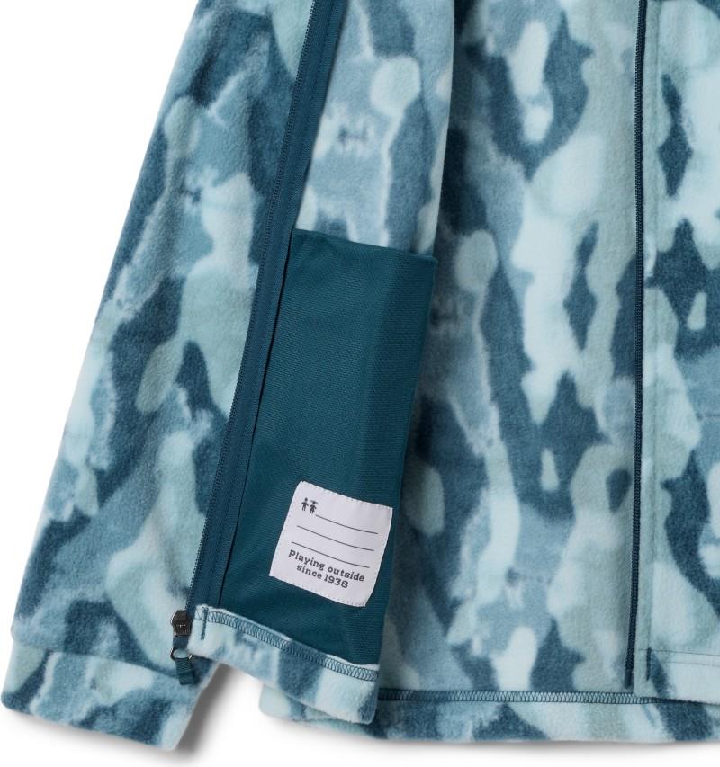 Zing III Fleece - Youth Boys - everblue treebark 1