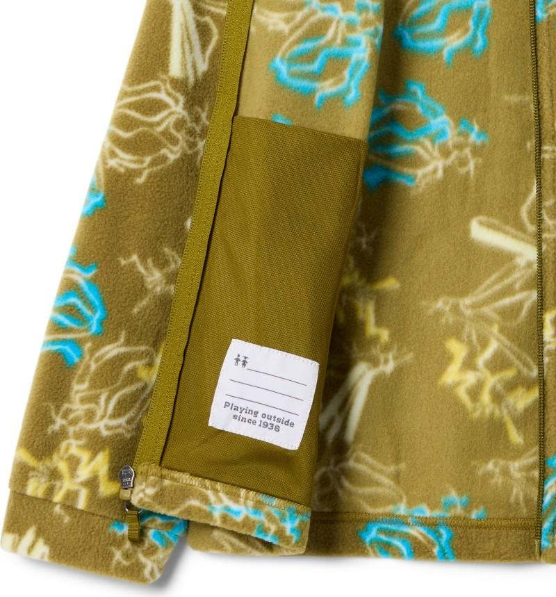 Zing III Fleece - Youth Boys - mossy green buggin 1