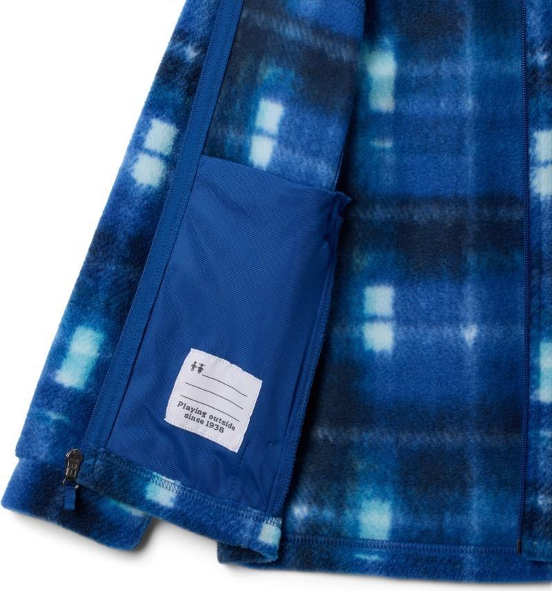 Zing III Fleece - Youth Boys - mountain blue omblur tonal 1