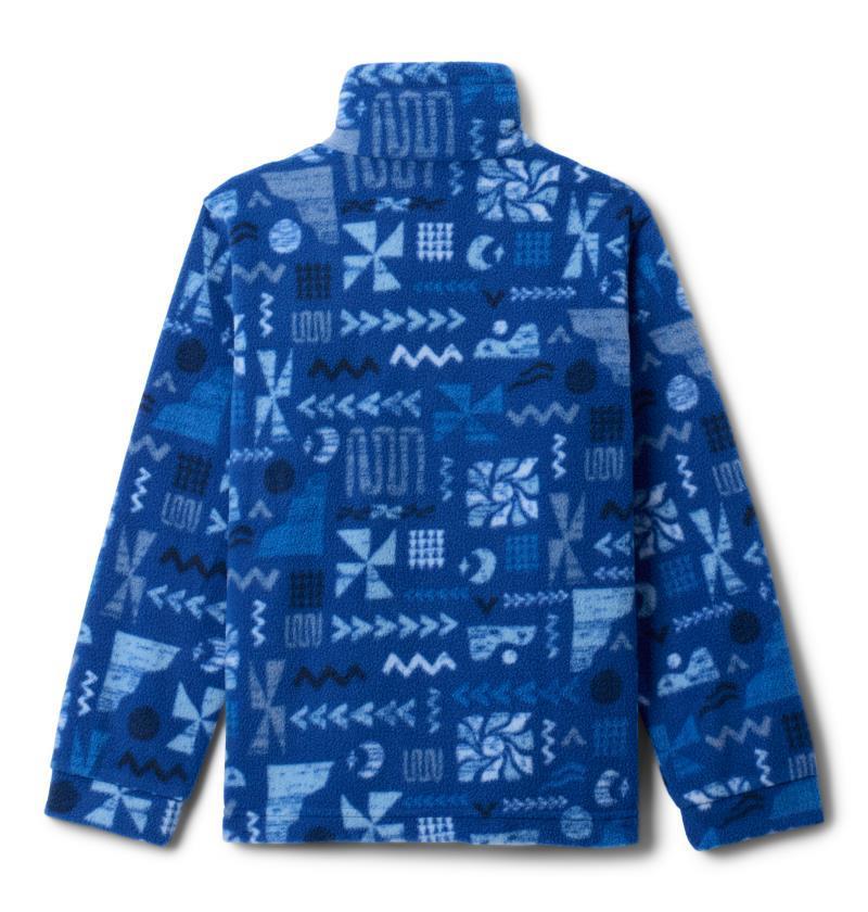 Zing III Fleece - Youth Boys - mountain blue outerbounds 1