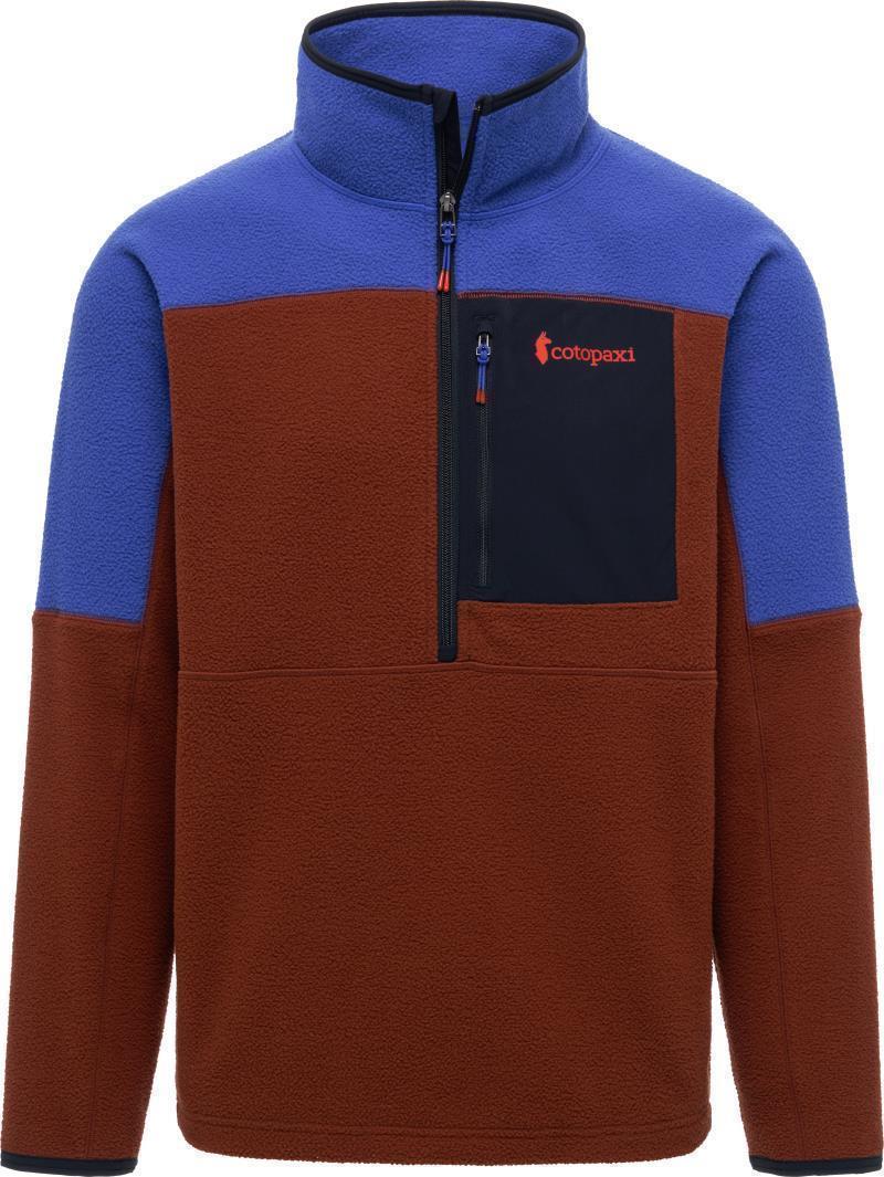 Abrazo Fleece Half-Zip Jacket - Mens - Blue Violet / Rust 1