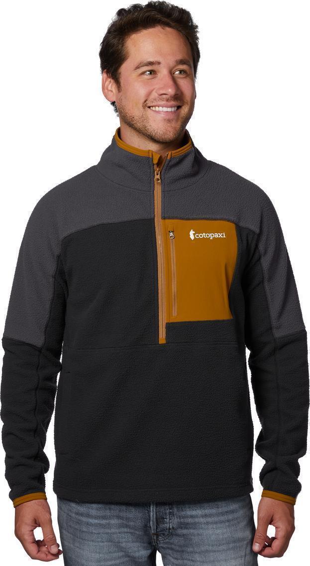 Abrazo Fleece Half-Zip Jacket - Mens - Graphite / Black 1