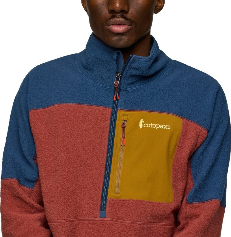 Abrazo Fleece Half-Zip Jacket - Mens - deep sea / nutmeg 1