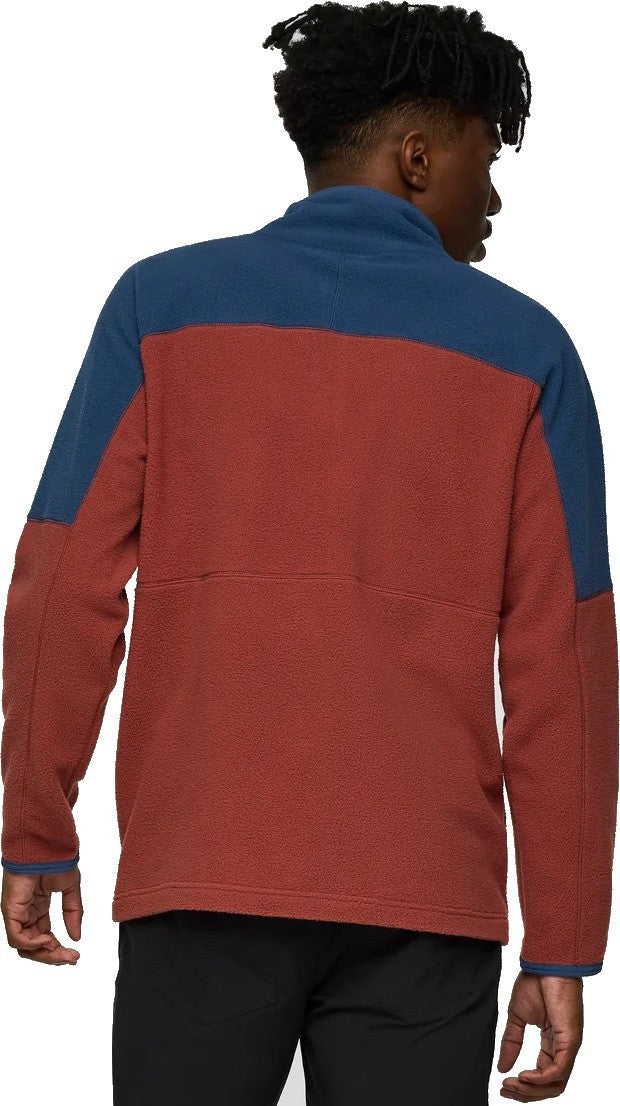 Abrazo Fleece Half-Zip Jacket - Mens - deep sea / nutmeg 1