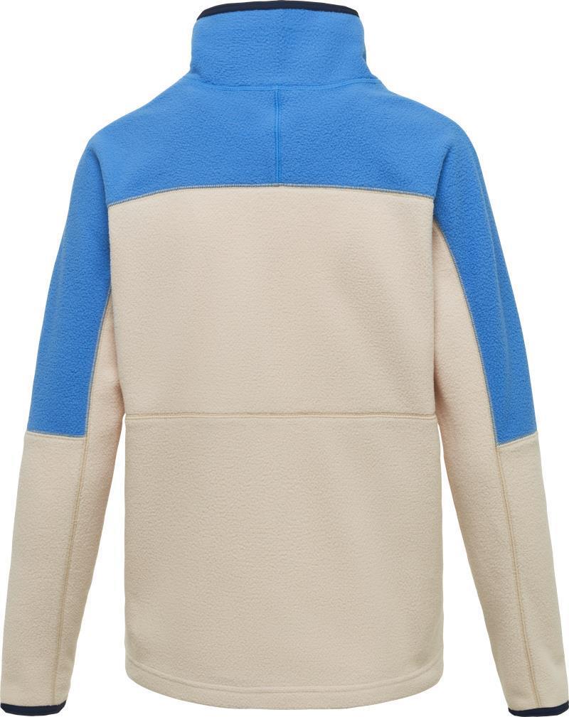 Abrazo Fleece Half-Zip Jacket - Womens - Azul / Cream 2