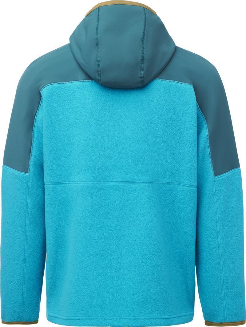 Abrazo Fleece Hooded Full-Zip Jacket - Mens - Deep Ocean / Mineral Blue 2