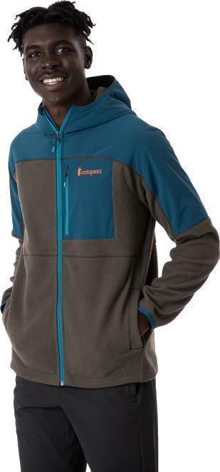 Abrazo Fleece Hooded Full-Zip Jacket - Mens - Indigo / Iron 1