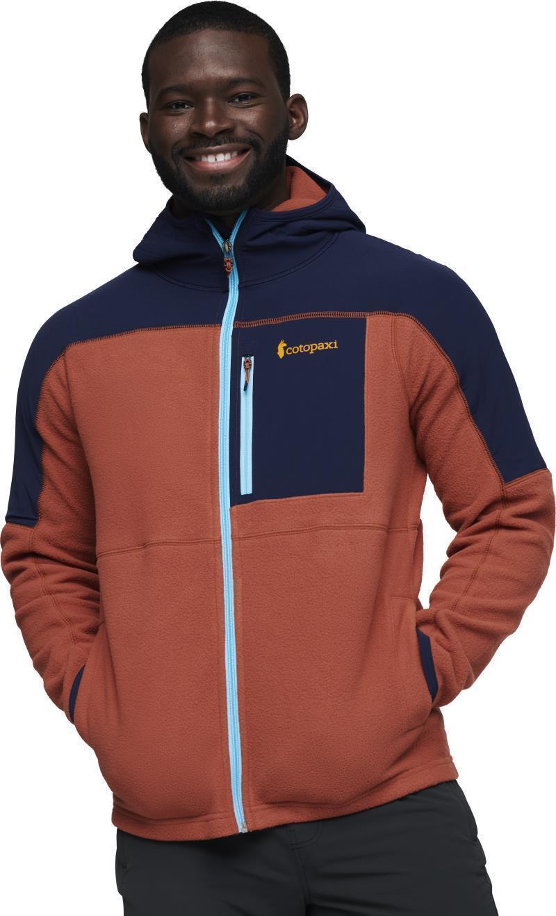 Abrazo Fleece Hooded Full-Zip Jacket - Mens - Maritime / Spice 1