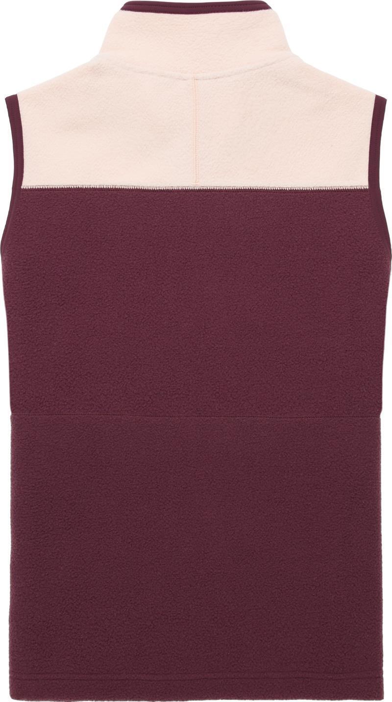 Abrazo Fleece Vest - Womens - Rosewood / Wine 2