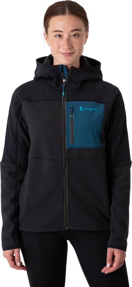 Abrazo Hooded Full-Zip Fleece Jacket - Womens - Black 1
