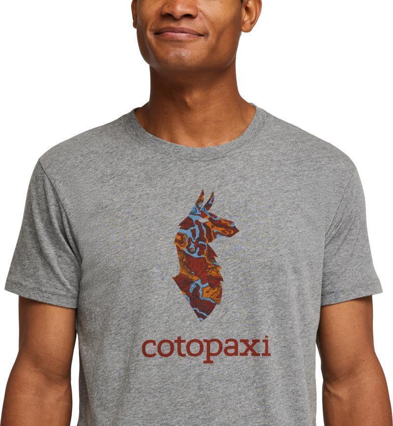 Altitude Llama Organic T-Shirt - Mens - Heather Grey 3