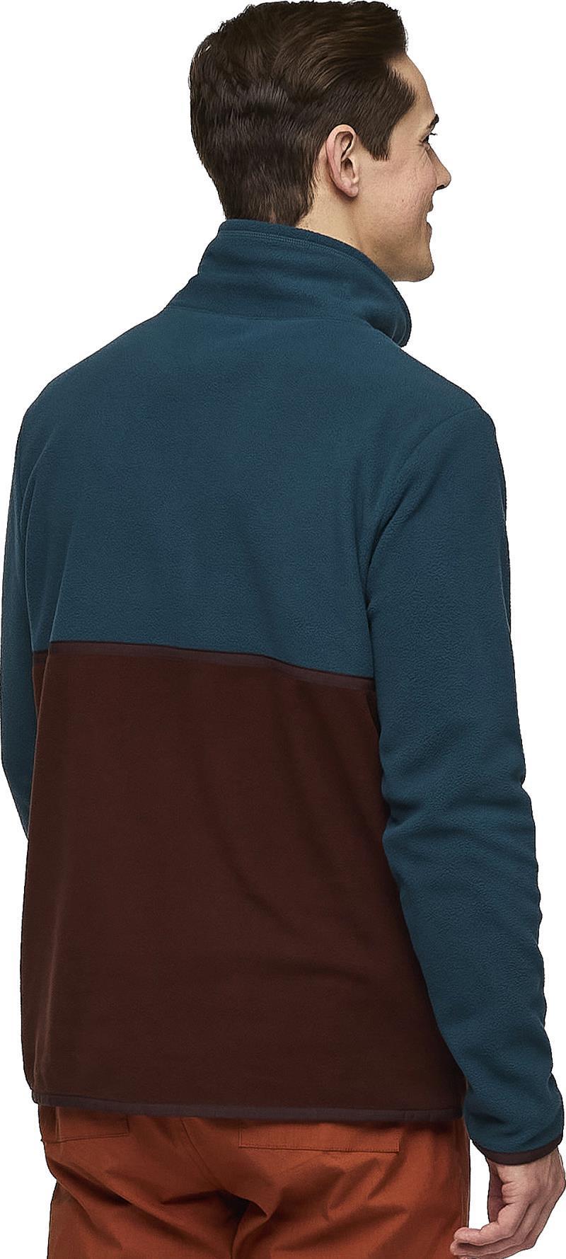 Amado Fleece Pullover - Mens - Abyss / Chestnut 4