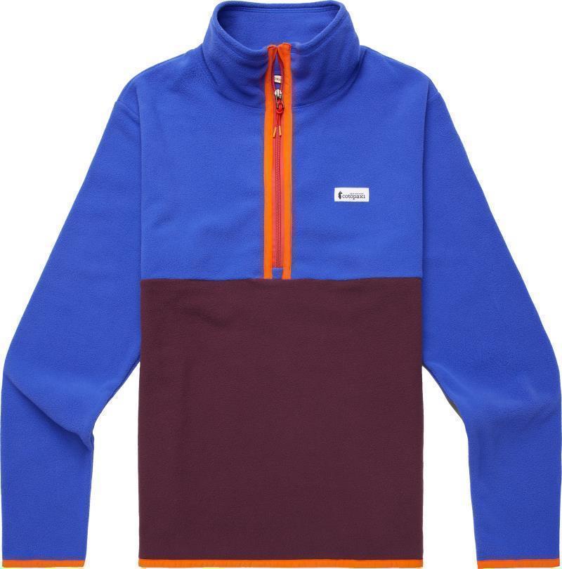 Amado Fleece Pullover - Mens - Blue Violet / Wine 1