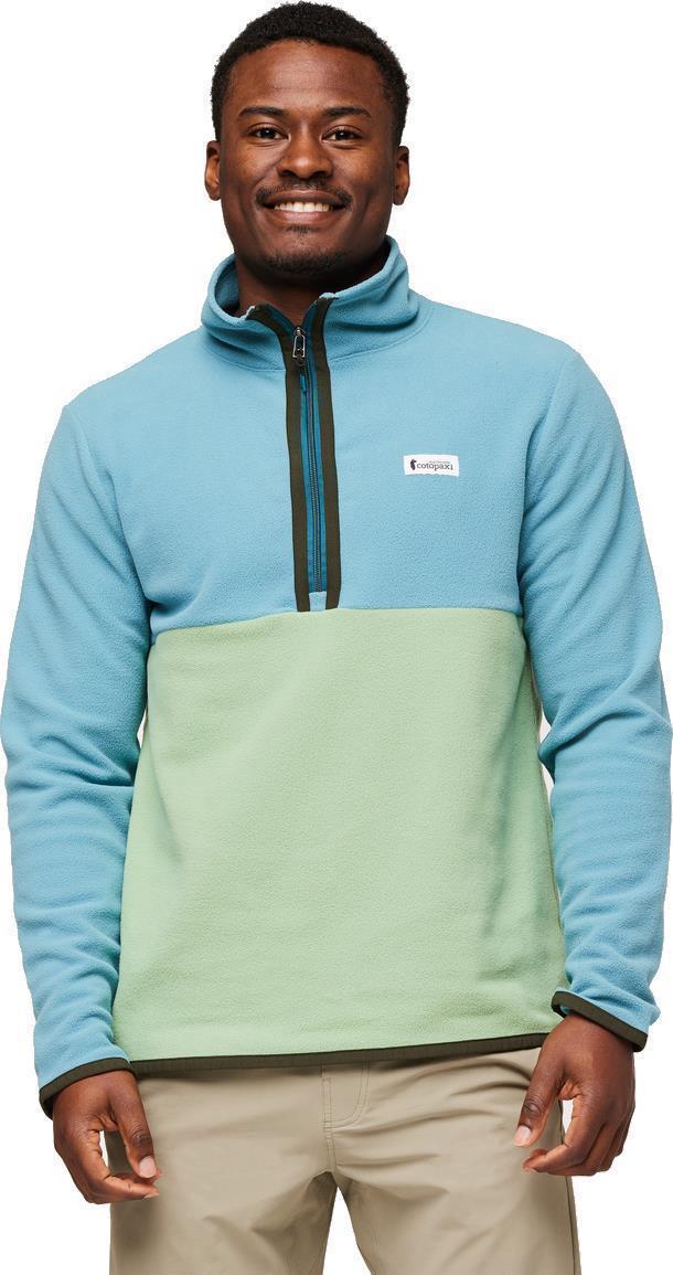 Amado Fleece Pullover - Mens - Drizzle / Aspen 2