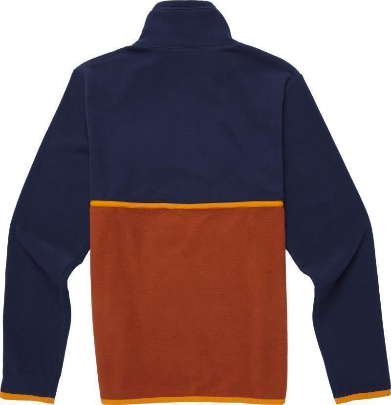 Amado Fleece Pullover - Mens - Maritime / Spice 2