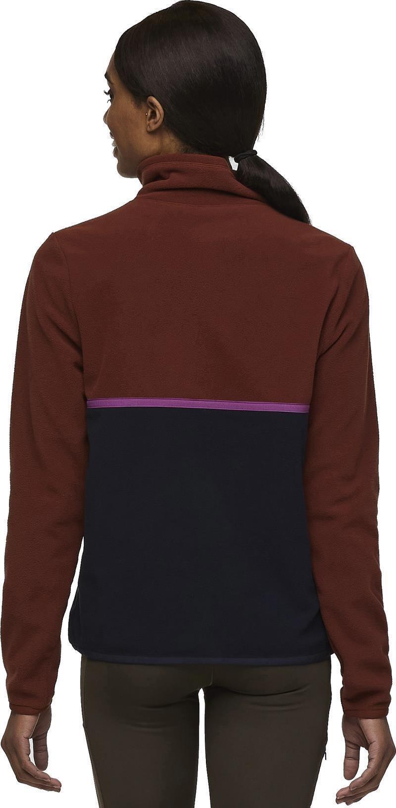 Amado Fleece Pullover - Womens - rusty / carbon 1