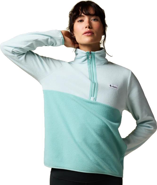 Amado Fleece Pullover - Womens - surf / tide pool 1