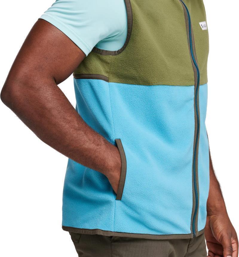 Amado Fleece Vest - Mens - Pine / Poolside 2