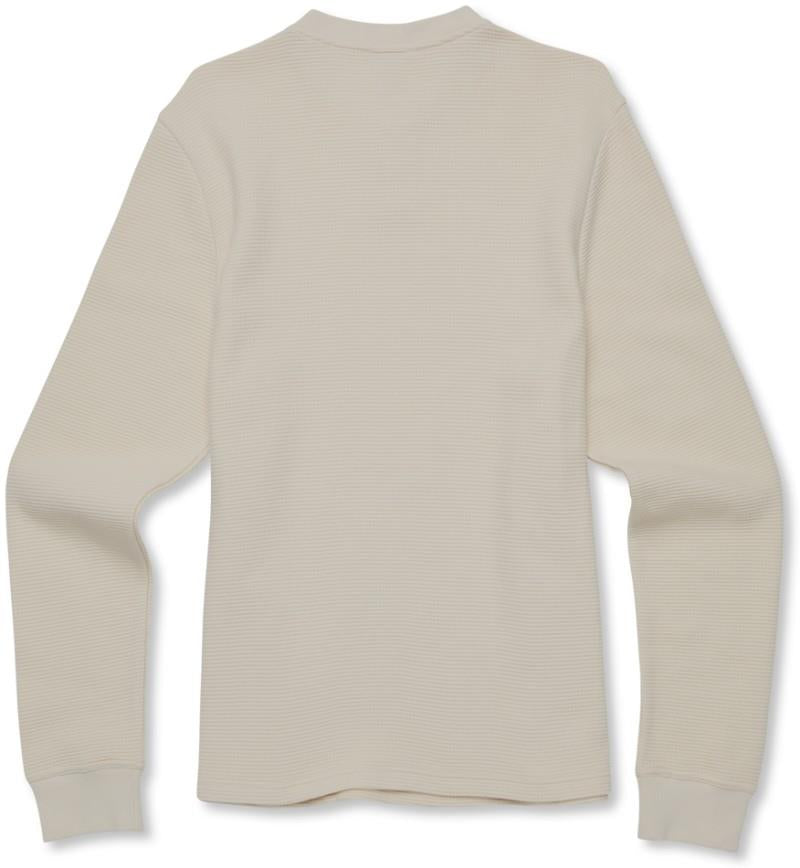 Atajo LS Waffle Henley - Mens - cream 1