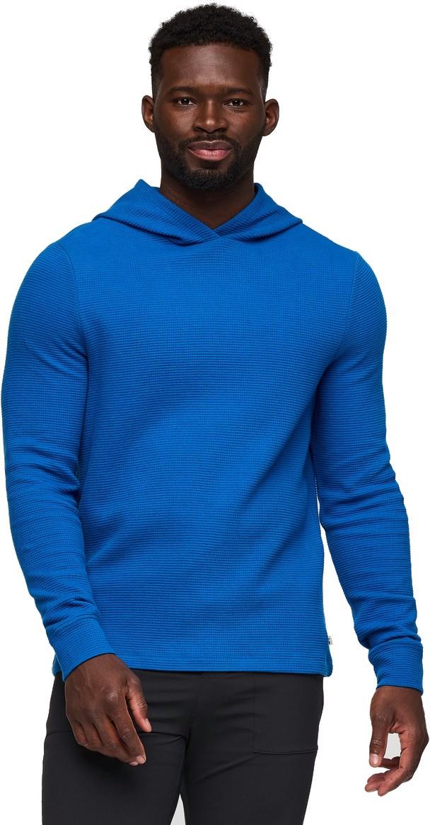 Atajo LS Waffle Hoodie - Mens - atlantic 1