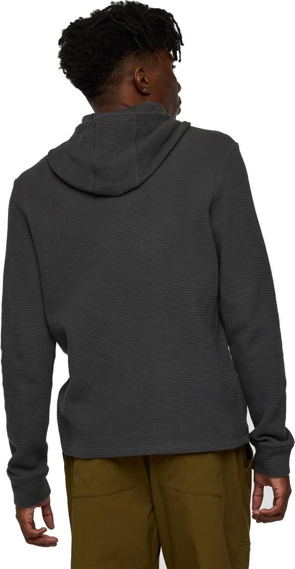 Atajo LS Waffle Hoodie - Mens - charcoal 1