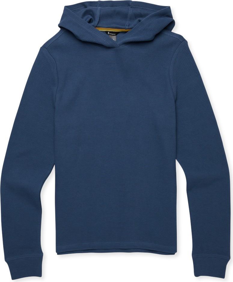 Atajo LS Waffle Hoodie - Mens - deep sea 1