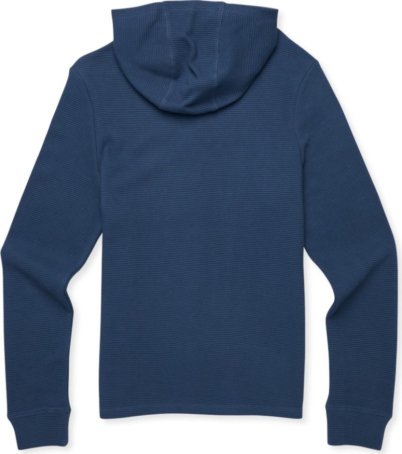 Atajo LS Waffle Hoodie - Mens - deep sea 1