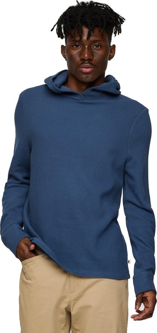Atajo LS Waffle Hoodie - Mens - deep sea 1