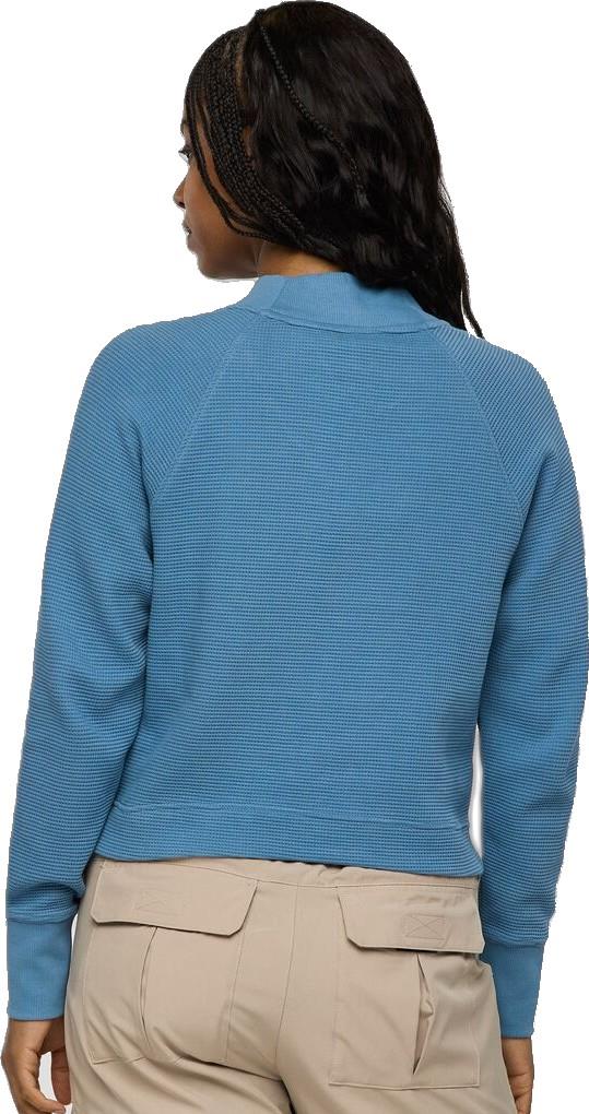 Atajo LS Waffle V-Neck - Womens - fjord 1