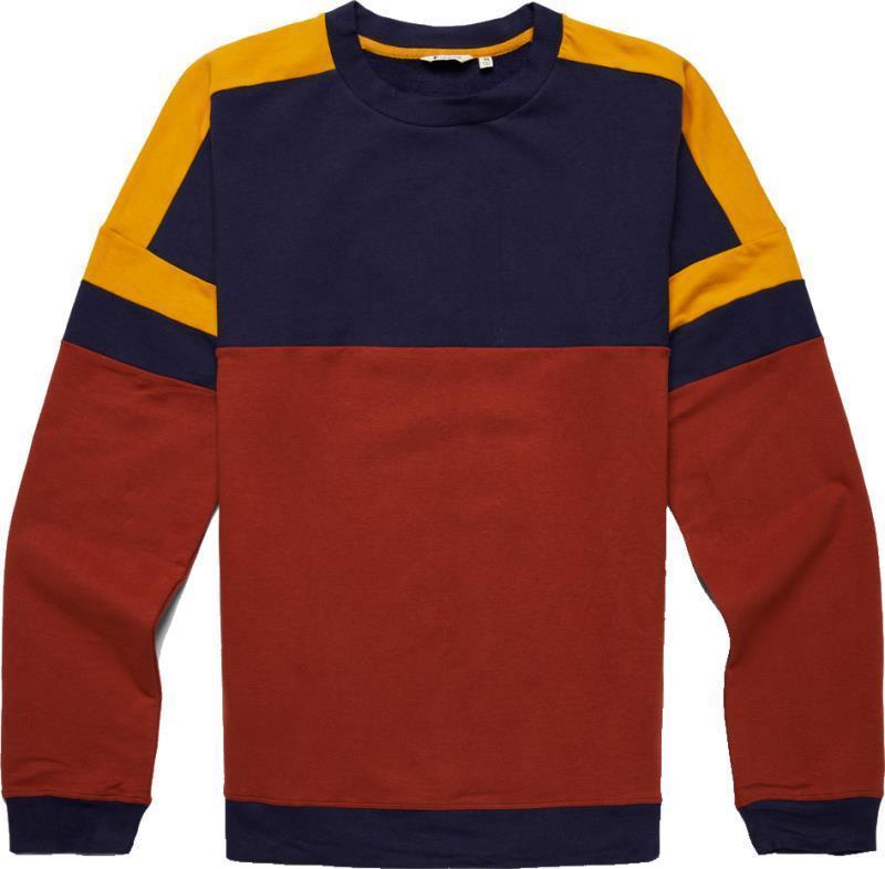 Bandera Organic Sweatshirt - Mens - Maritime / Spice 1