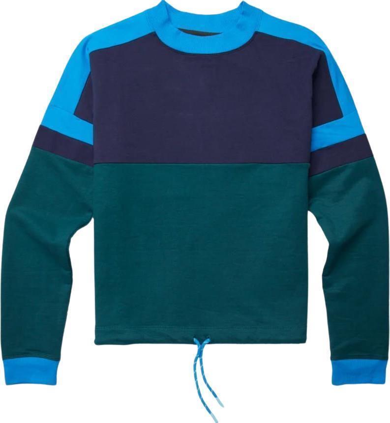 Bandera Organic Sweatshirt - Womens - Maritime / Deep Ocean 1