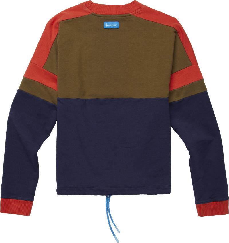 Bandera Organic Sweatshirt - Womens - Oak / Maritime 1