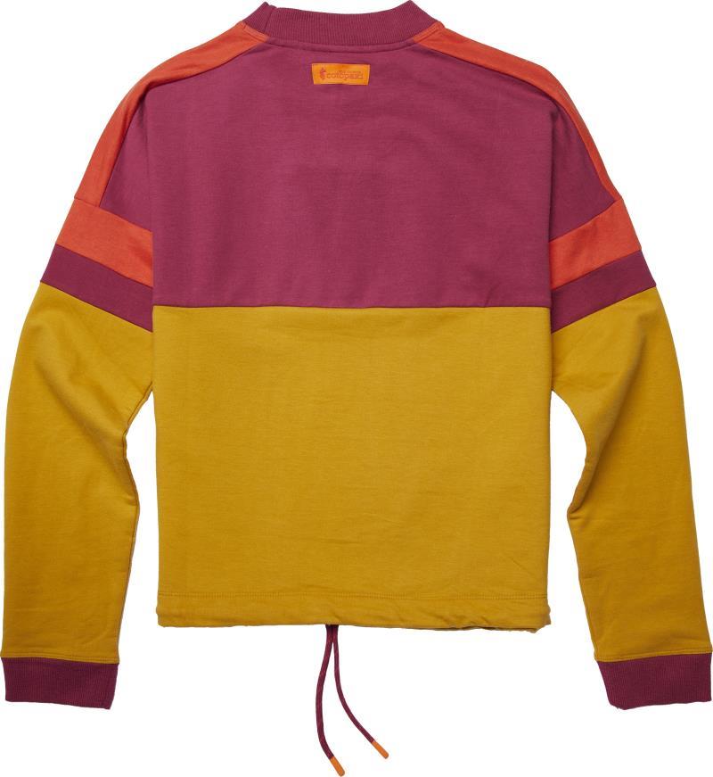 Bandera Organic Sweatshirt - Womens - Raspberry / Amber 2