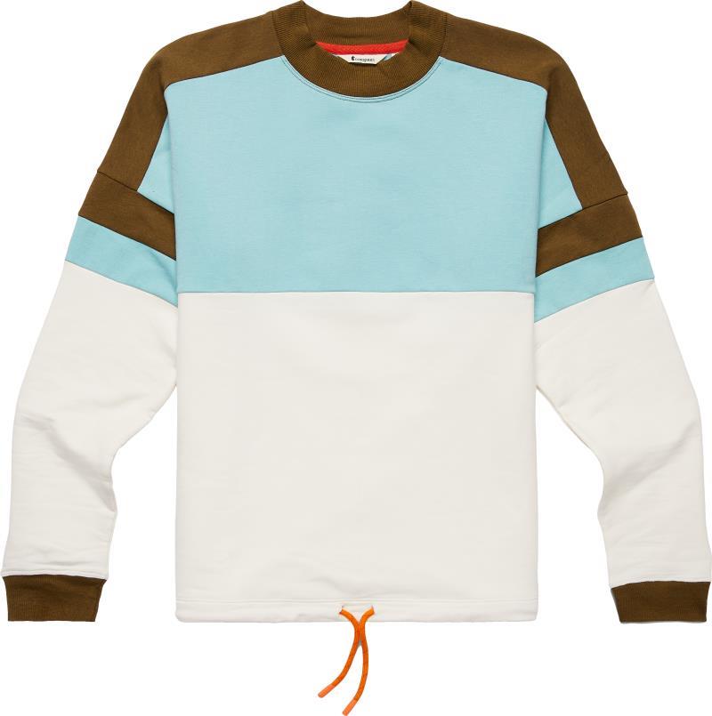 Bandera Organic Sweatshirt - Womens - Sea Glass / Bone 1