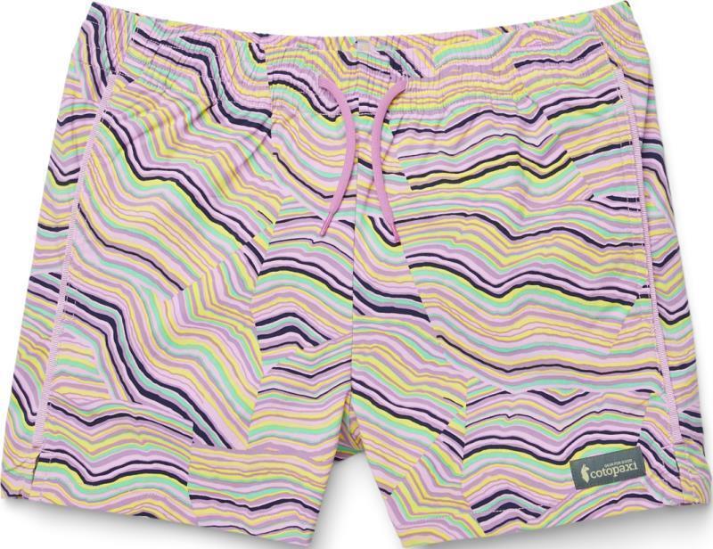 Brinco Shorts, 3" Inseam, Printed - Womens - lemonade / orchid bloom 1